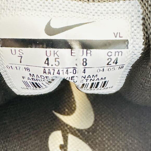 Nike Shoes Womens 7 Green Air Zoom Winflo 5 Running Mesh Athletic Sneaker - Picture 10 of 11